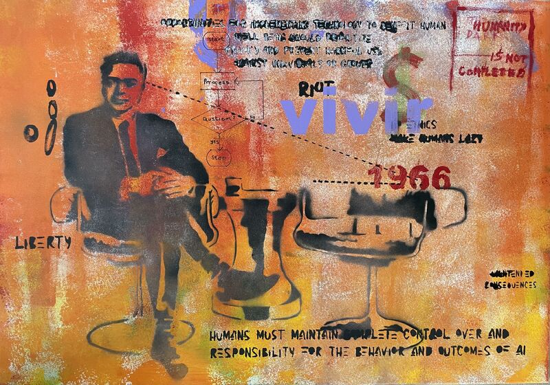 Vivir Utopia Algorithm - a Urban Art by borna libertines